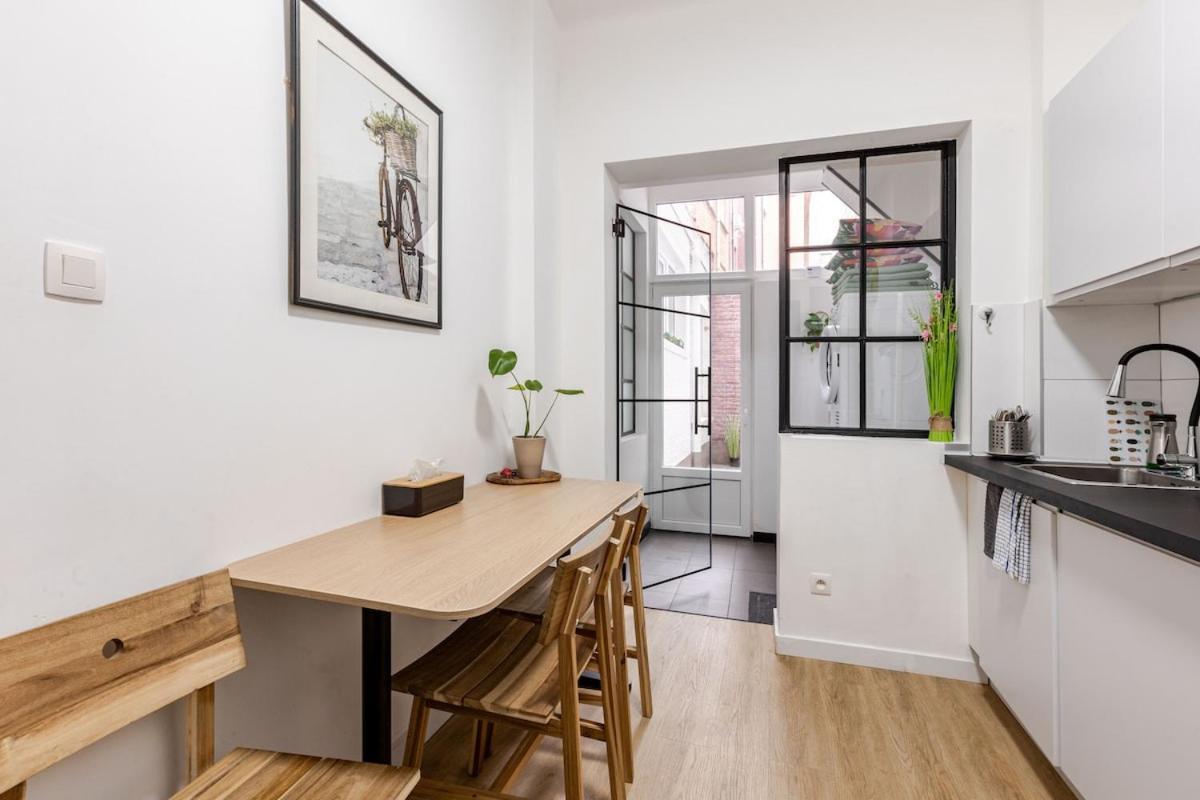 Cosy Appartement Met Tuin In Centrum Antwerpen Gratis Parking Free Parking! Εξωτερικό φωτογραφία