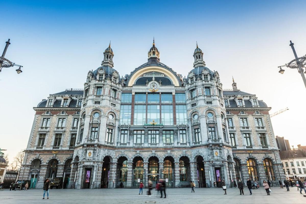 Cosy Appartement Met Tuin In Centrum Antwerpen Gratis Parking Free Parking! Εξωτερικό φωτογραφία