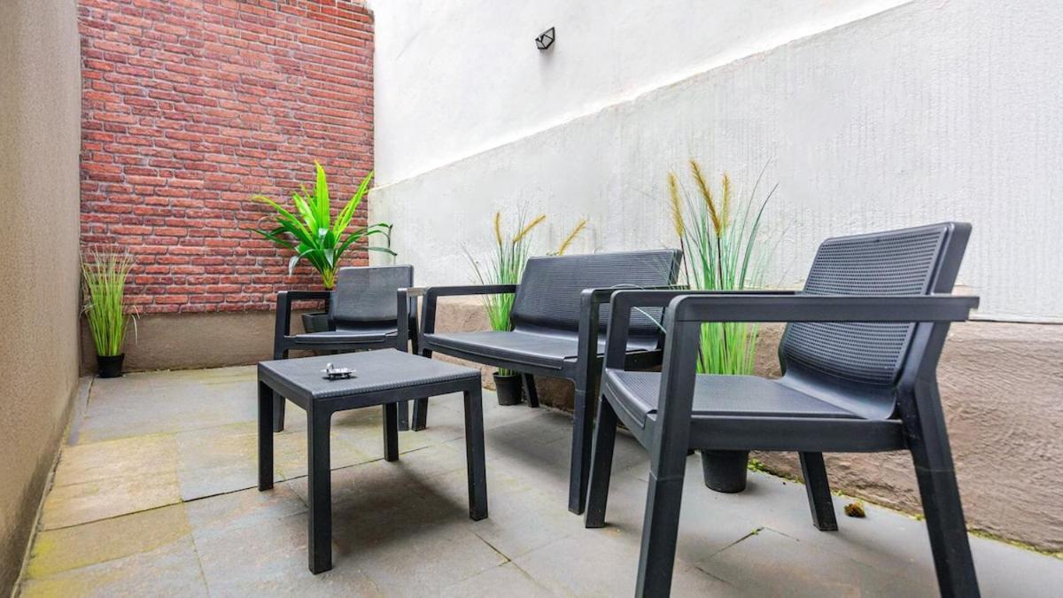 Cosy Appartement Met Tuin In Centrum Antwerpen Gratis Parking Free Parking! Εξωτερικό φωτογραφία